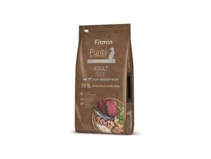 17313 fitmin dog purity rice adult fish venison 12 kg