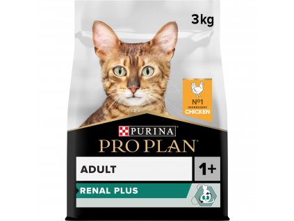 Pro Plan Cat Renal Plus Adult kura 3kg