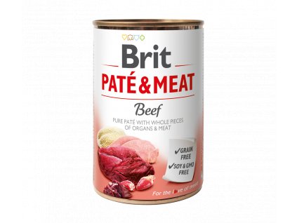 18378 konzerva brit pate meat beef 400g