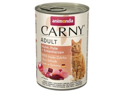 Konzerva Animonda kuře+krůta+kačacie srdce 400g