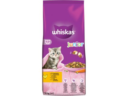 WHISKAS Junior kuracie 14kg