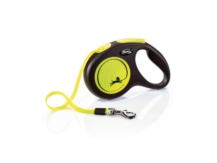 Flexi New Neon M páska 5m/25 kg žltá