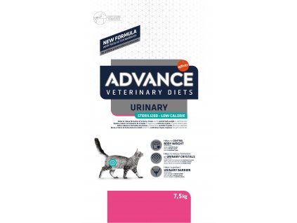 21042 advance veterinary diets cat avet cat sterilized urinary low calorie 7 5kg