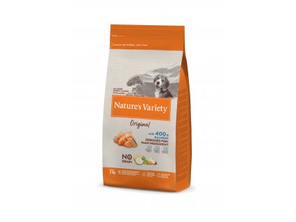 21594 nature s variety original no grain junior dog s lososom 2 kg
