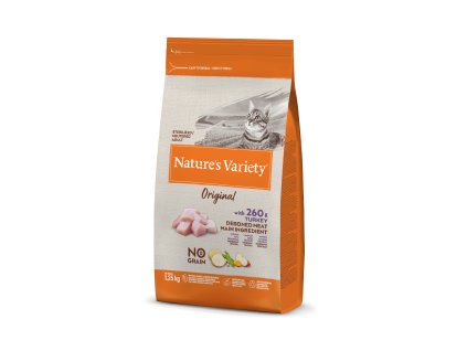 Nature's Variety original cat no grain s morčacím 1,25 kg