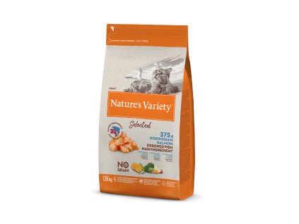 Nature's Variety selected cat s lososom 1,25 kg
