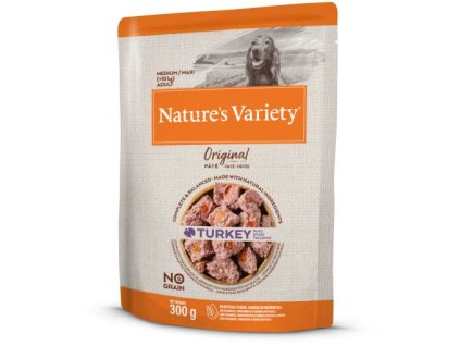 Kapsička Nature variety original pre stredné psy s morčacím mäsom 300 g