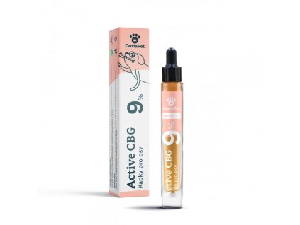 Kvapky pre psov Active CBG 9 %