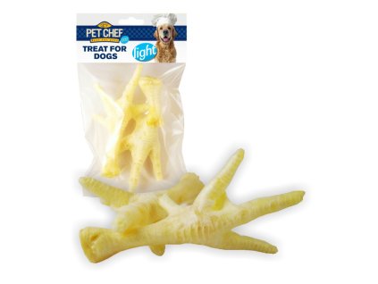 Pet Chef Dog hydinový behák biely 2ks