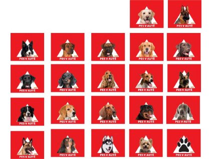 Samolepka JAZVEČÍK hladkosrstý hnedý