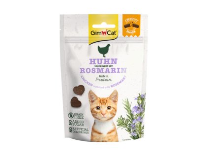 Gimcat CrunchySnacks Kurca s romarynem 50g