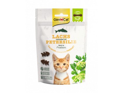 Gimcat Soft Snacks Losos s petrzlenom 60g