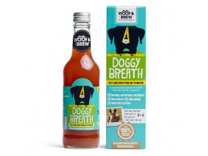 Woof&Brew Doggy Breath Tonic proti zápachu z papule