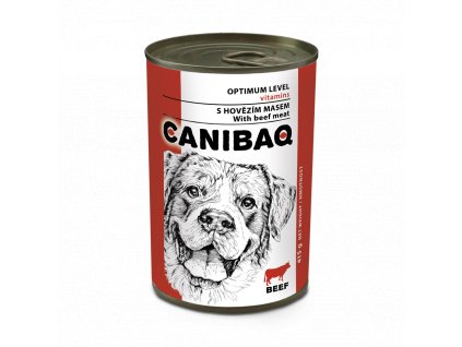 CANIBAQ Classic konzerva pes hovädzie 10 x 415g