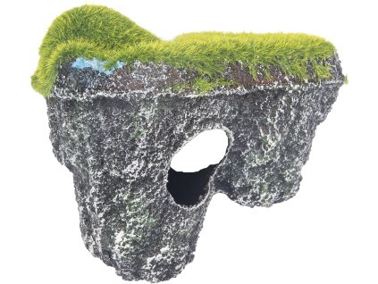 FLAMINGO akváriové dekorácie ROCK KRAG šedý S 13x8,5x12cm