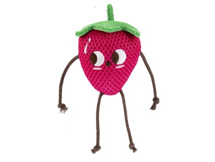 Hračka GIMCAT TUTTIFRUTTI STRAWBERRY jahoda polyester