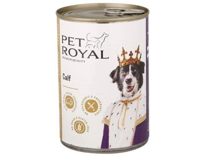 Konzerva Pet Royal pre psov teľacie 400g