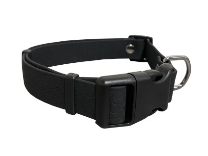 HUHUBAMBOO obojok POLYTRACE 38-62cm, čierny