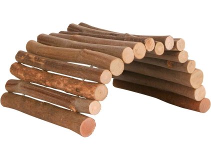 Trixie tvarovateľný drevený most pre morčatá a činčily 28x17cm