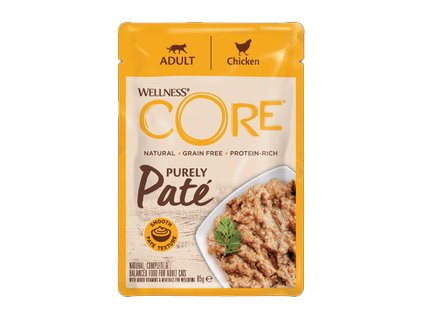 Kapsička Wellness Core Cat Paté kura 85g