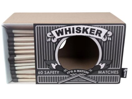 District 70 WHISKER kartónové škrabadlo čierne