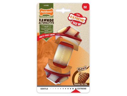 Nylabone hračka Extreme kosť uzol príchuť hovädzie M