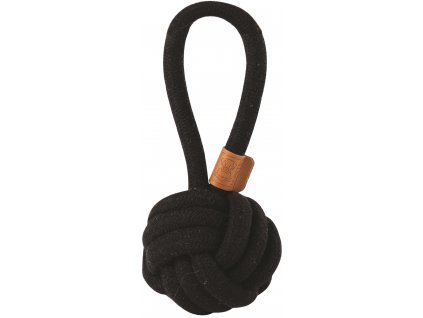 M-Pets Coto bavlnená hračka uzol, čierny 6,5cm