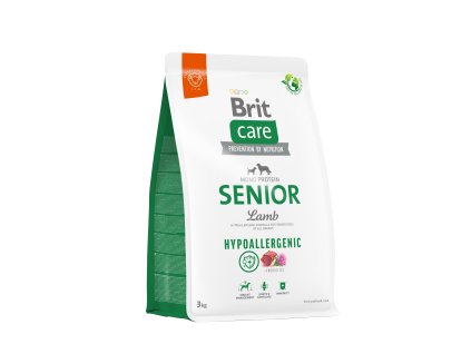 Brit Care Dog Hypoallergenic Senior - lamb and rice 3kg