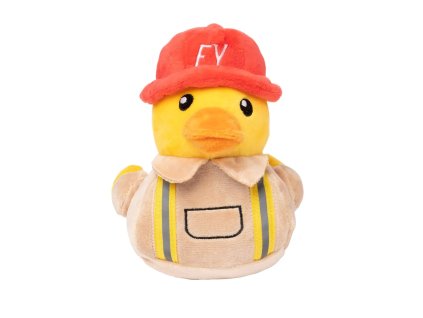 FuzzYard plyšová kačička hasič 15 cm