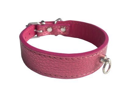 HUHUBAMBOO METAL obojok ružový S