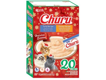 Chúru vianočné balenie maškrty pre mačky 20ks