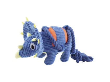 Huhubamboo hračka pre psov Triceratops 43cm