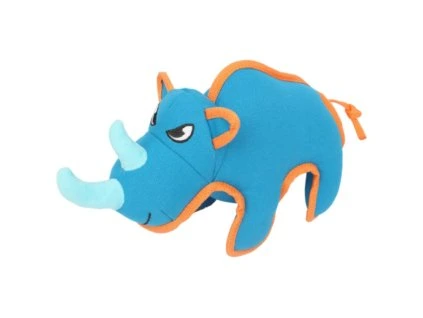Huhubamboo hračka pre psov nosorožec modrý 42cm