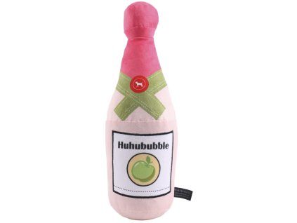 Huhubamboo plyšová hračka pre psov šampanské ružové M 37cm