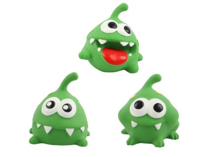 Huhubamboo pískacia hračka pre psov príšerka mix designov 9cm