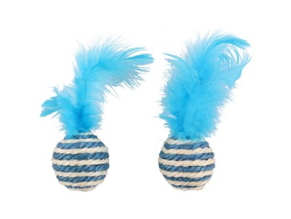 Huhubamboo hračka pre mačky - sisal 2 loptičky