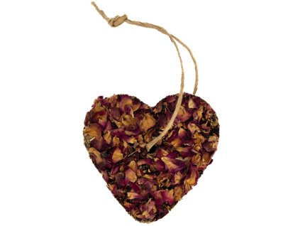 Bezobilné bylinkové srdce Herbs Crunch - šípok, ruža, ibištek 80 g