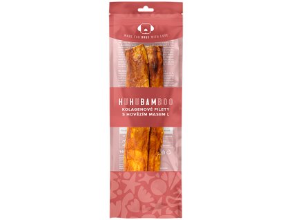Huhubamboo Hovädzí kolagén fileta L 2 ks