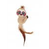 Huhubamboo hračka plyšový leňochod s šantou mačacie