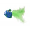 Huhubamboo hračka plyšová ryba s perím s šantou mačacie