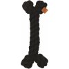 M-Pets Coto bavlnená hračka kosť čierna 30cm