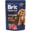 Brit Premium by Nature Fillets in Gravy with Beef&Carrot kapsička pre psov 85g
