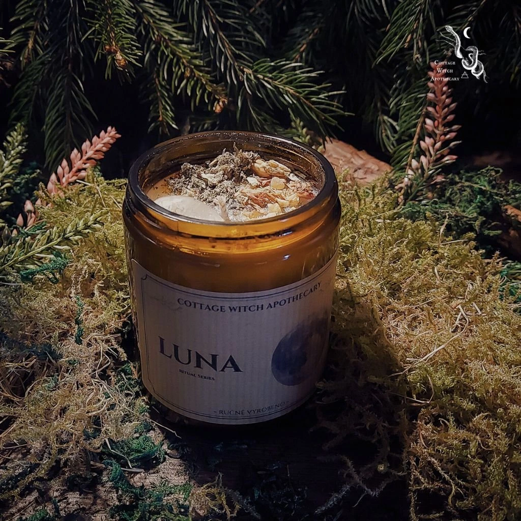 rituální svíčka luna