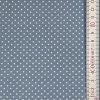 Dekorační látka Světle modrá s puntíky