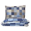 Bavlněné povlečení Modrý patchwork