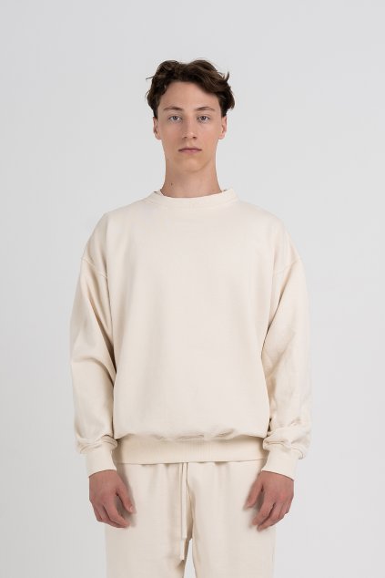 NATURAL CREWNECK 500GSM