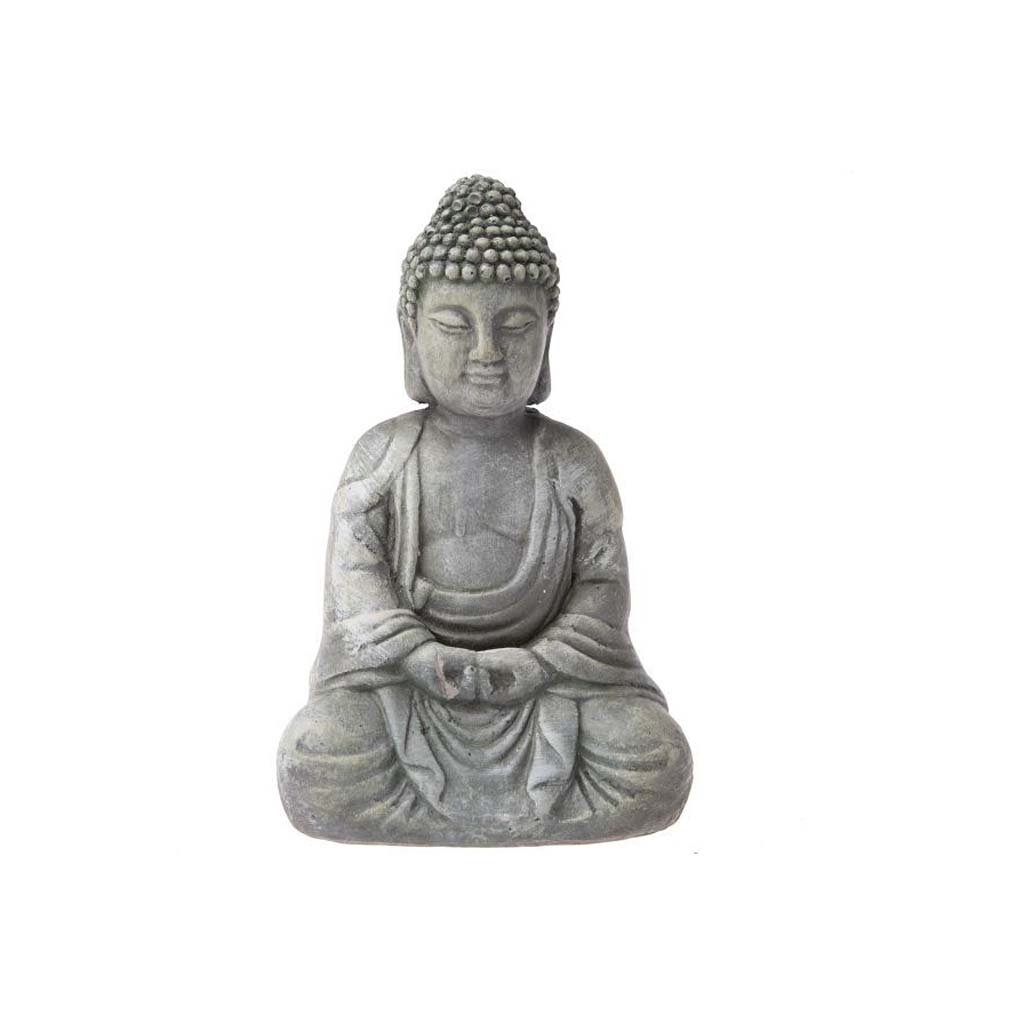 Soška Buddha, betonová dekorace 20 cm