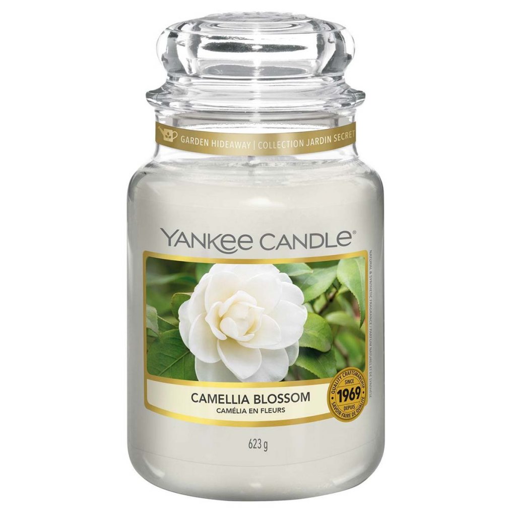yankee candle camellia blossom large jar candle