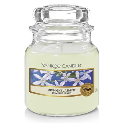 Yankee Candle - vonná svíčka Midnight Jasmine (Půlnoční jasmín) 104g