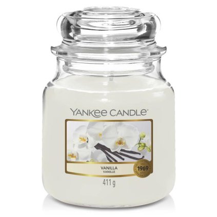 Yankee Candle - vonná svíčka Vanilla 411g